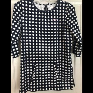 Vineyard Vines ls polka dot dress